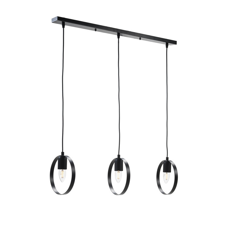 3 - Light Matte Black Pendant