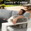 Modern Outdoor Aluminum 4-piece Conversation Set With Coffee Table-504249111