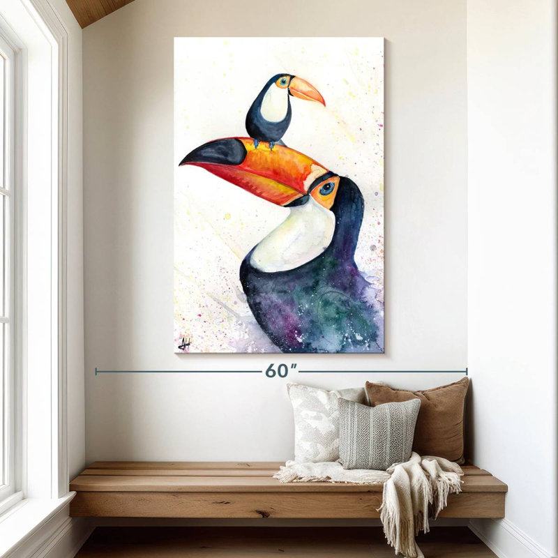 «Brampt Toucan Play That Game», H 51 po x l 34 po