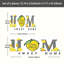 Ensemble de 2 tapis de cuisine Thankful Lemon Home