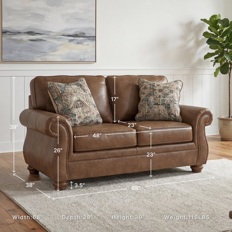 Shadsburne Loveseat, Brown