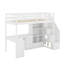 Lit mezzanine simple avec bureau et tiroirs-162865146