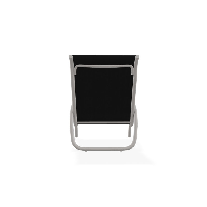 Beach Chair, Black 5D Sunbrella®, Textured Warm Gray