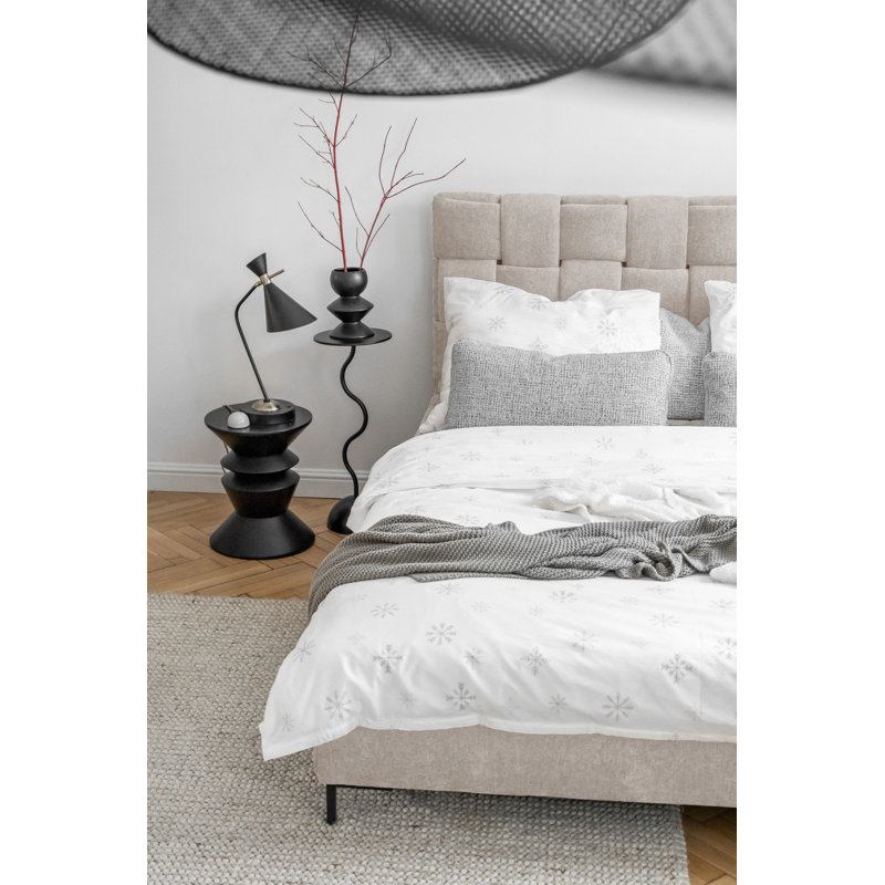 Eve Upholstered Bed Frame, Single (3'), Dark Beige