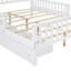 Plateforme simple classique avec garde-corps en pin et tiroirs de rangement-117502804-117502803