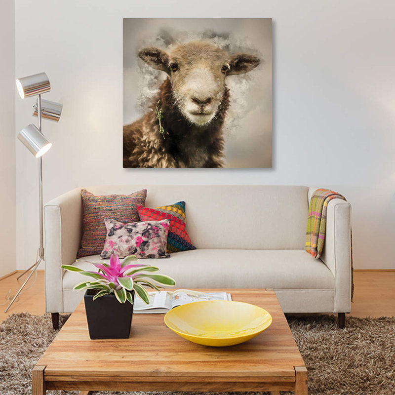 Herdwick 1 Piece Wrapped Canvas Wall Art, 45.72 cm H x 45.72 cm W x 1.91 cm D