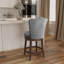 Tabouret de bar et de comptoir pivotant Marthasville-304664636-304664639