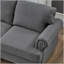 Canapé en tissu 59,5 po 59 po-1315949135