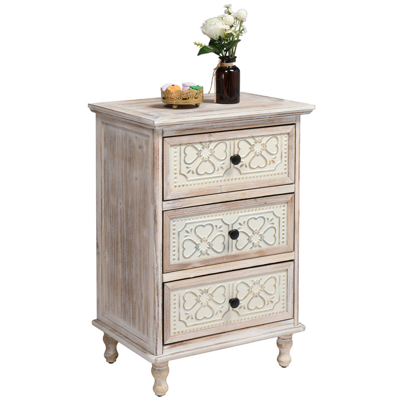 Table de chevet en bois manufacturé Lopp +