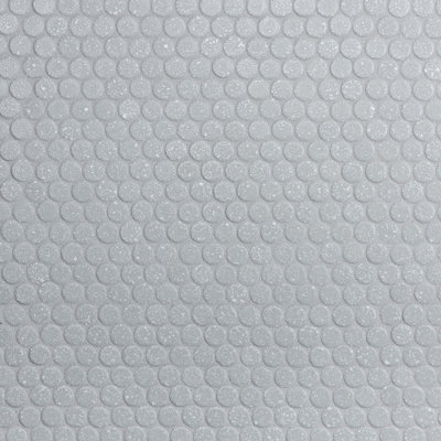 Hudson Penny Round 11-7/8 " x 12-5/8 " Porcelain Mosaic Floor & Wall Tile
