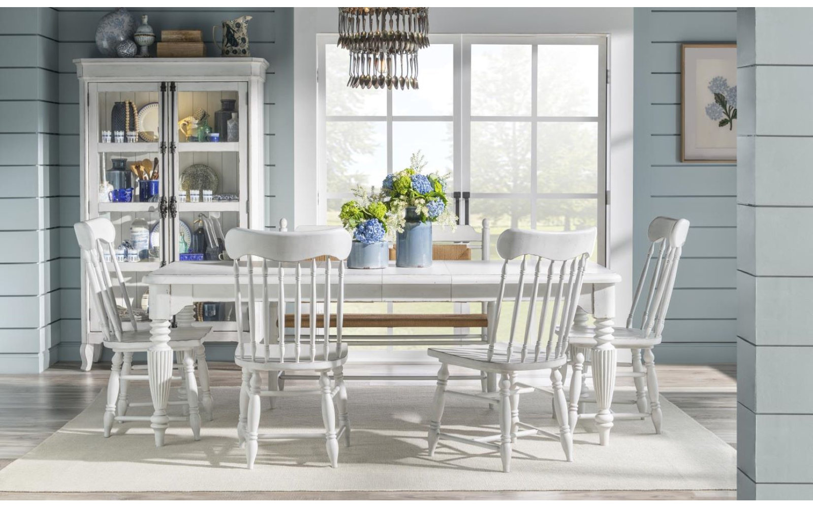 Country Living Oak Dining Chair, White