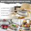 Couvercle de micro-ondes 10,5 pouces pliable pour couvercle en silicone alimentaire