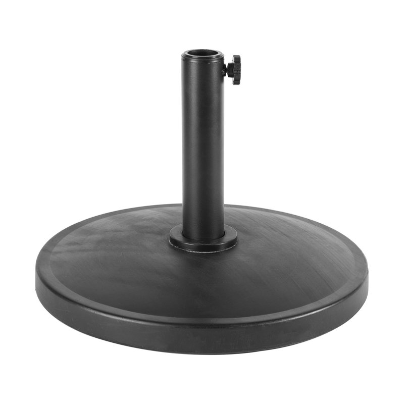 Harbour Housewares - Concrete Garden Parasol Base - 12kg - Black