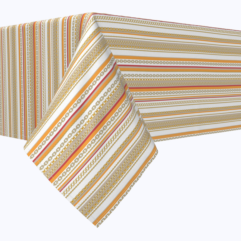 Bauer Striped Tablecloth, 84" x 60"