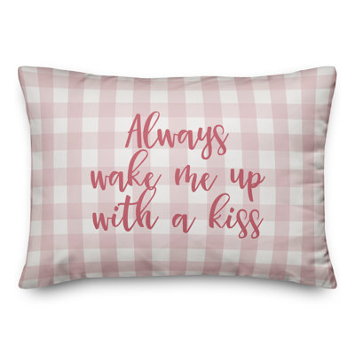 Plaid Throw Pillow