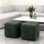 Repose-pieds repose-pieds doux et confortable avec repose-pieds en velours côtelé (vert)-1823113534