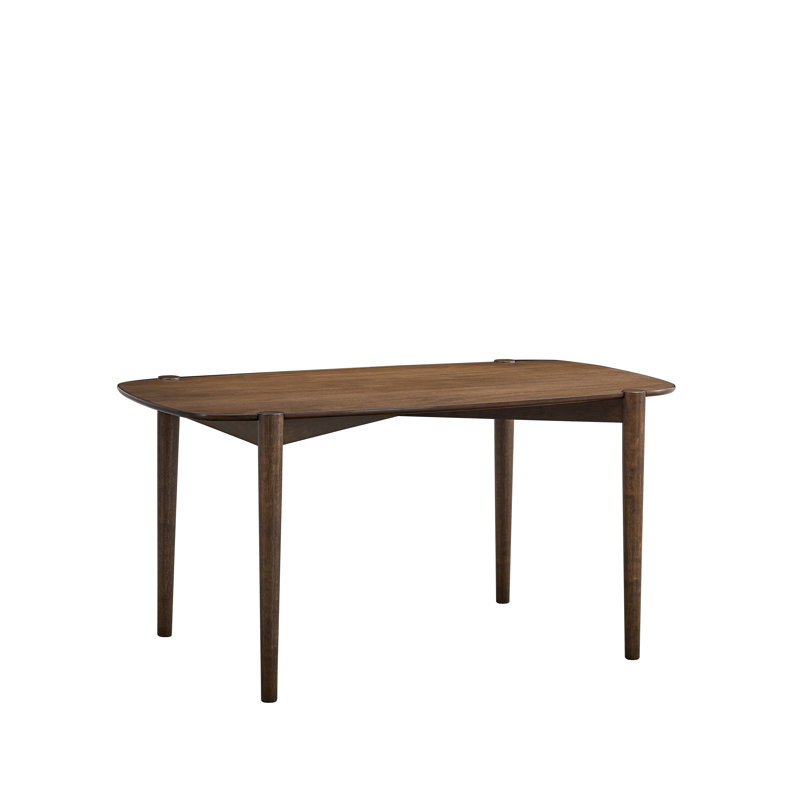  58inch Wood Dinning Table, Walnut Color