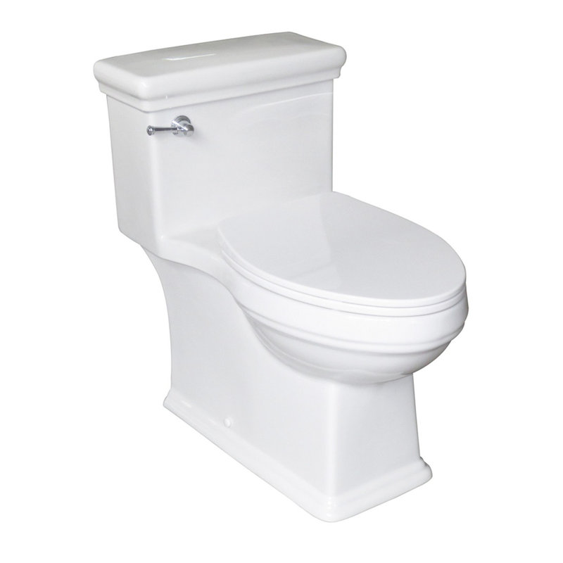 Toilette allongée à jupe allongée Key West Conforme ADA