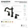 Kingston Brass Heritage Two-Handle 3-Hole Deck Mount Widespread Bathroom Faucet with Pop-Up Drain