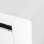 Bureau multifonction Brigg, console extensible 118,50 po, blanc, console de construction, matériau, extensible, pièce d'extérieur à l'abri de la pluie