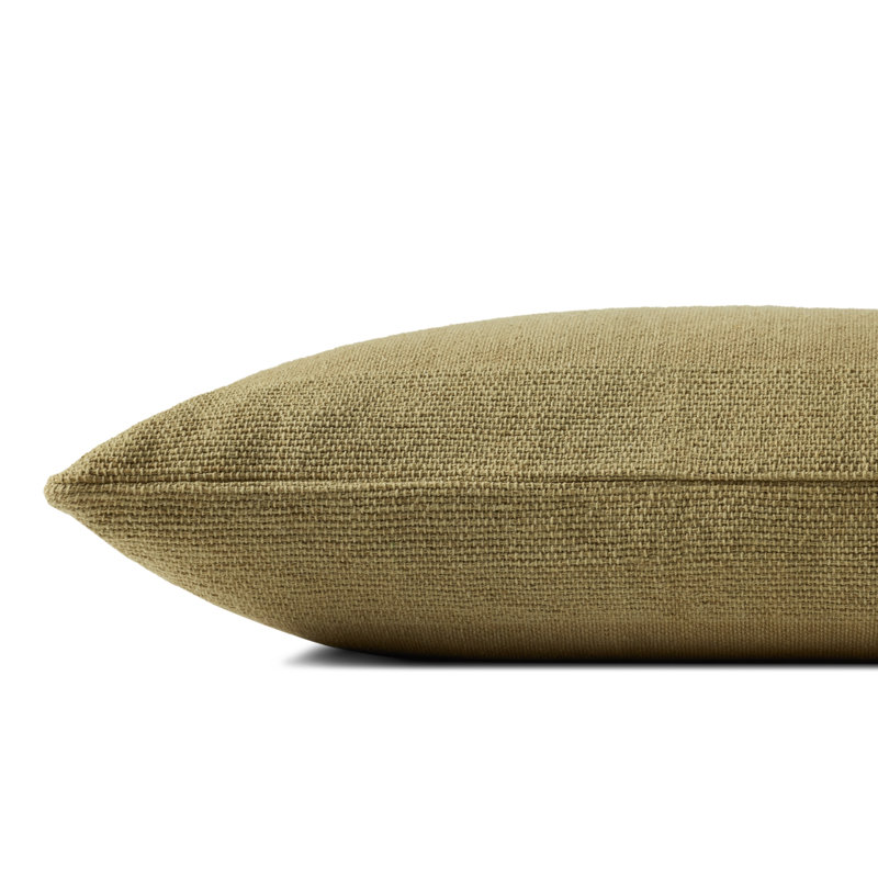 Leanne Ford x Loloi Medlock Decorative Pillow, Polyester, Green