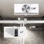 Porte de douche coulissante double sans cadre de 56 à 60 po x H 78 po avec verre trempé nickel certifié Sgcc de 10 mm-117060324