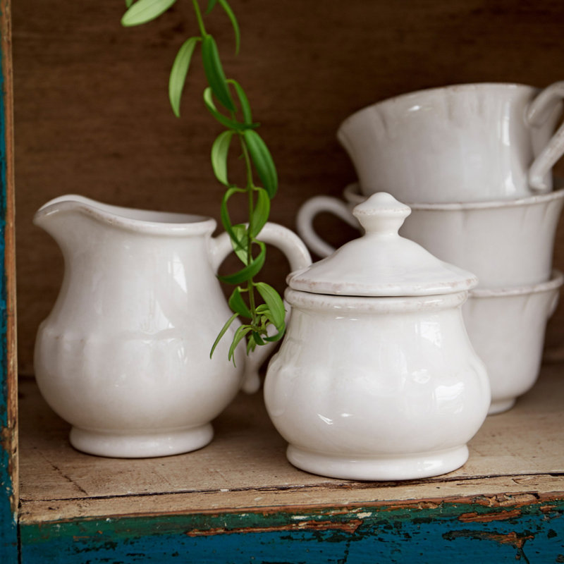 Impressions Stoneware Sugar Bowl