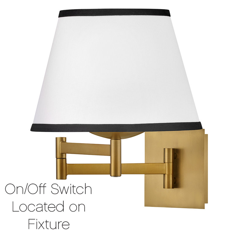 Sonia Articulating Medium Task Light Wall Sconce, Off-White
