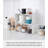 Tower Yamazaki Home Stackable Kitchen Rack, Storage Organizer Counter Shelf, Small, Stack up to Two-46492096-46492095