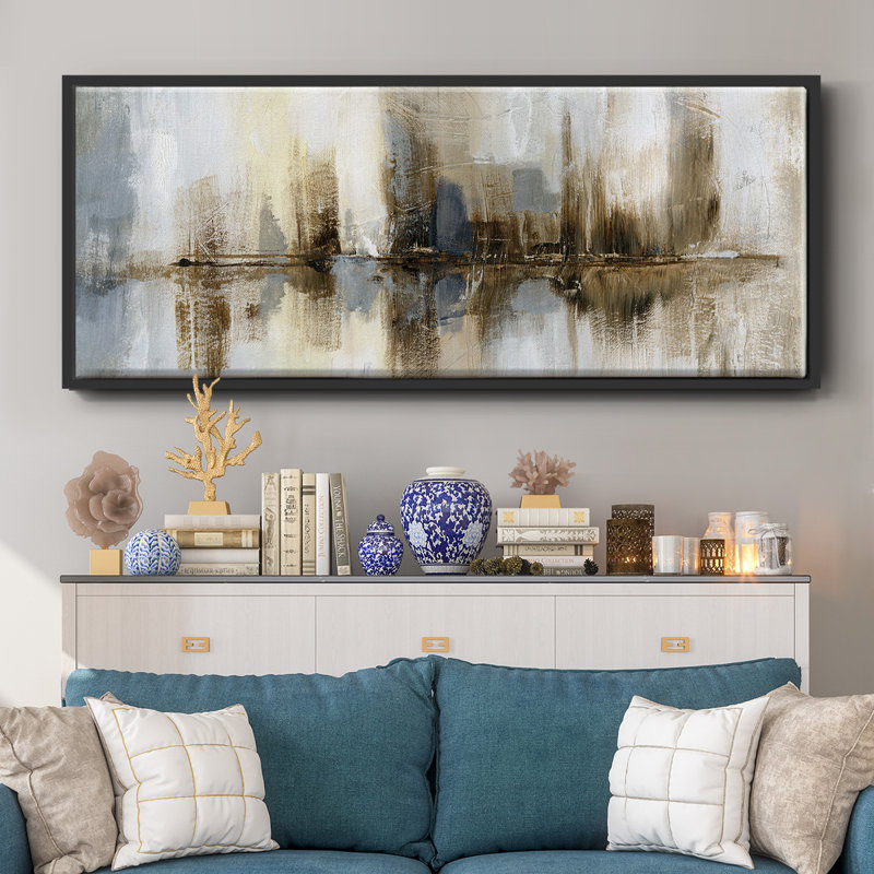 Harbor Lights- Framed Canvas