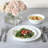 Martha Stewart Opalton 18 Piece Chip and Break Resistant Opal Glass Dinnerware Set