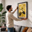 Pale Dahlia Botanical - Framed Print-1713404451-1713404452