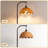 Boho 64“ Rattan Arched/Arc Floor Lamp With Remote Control, Dimmable Bulb Included
