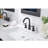 Celestine Widespread Faucet 2-Handle Bathroom Faucet With Drain Assembly 2.0-73703679