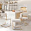 Chaise de salle à manger rembourrée Hamutal-1187760647