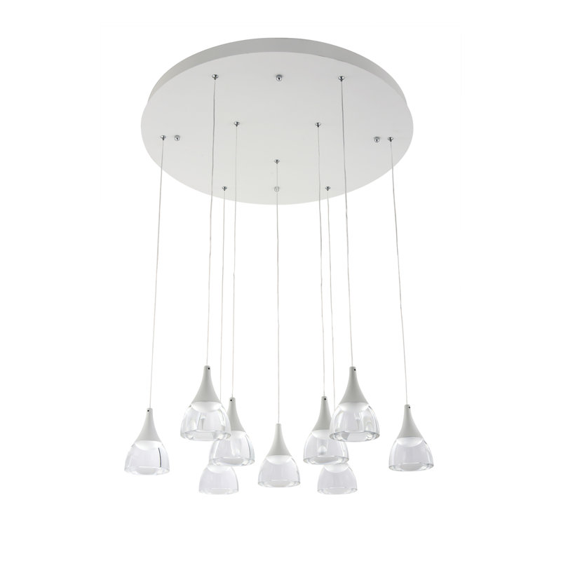 Dalmatia 9 - Light LED Cluster Pendant
