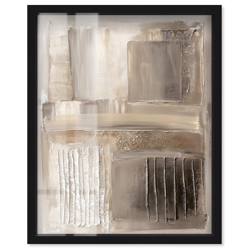 «Lintel of Time IV Boho Art Shadowbox Print» par Art Remedy, H 31 po x l 25 po, Noir