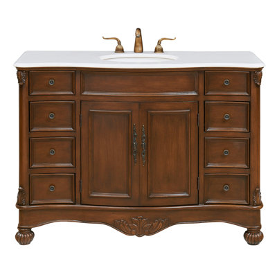 Mannie 48'' Single Bathroom Vanity with Top