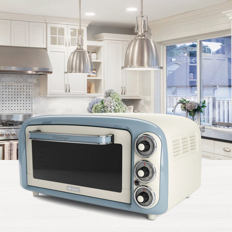 Ariete Vintage Electric 18L Mini Oven, Blue 