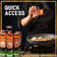 Freestanding Spice Jar & Rack Set