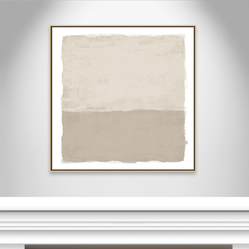 «Silent Sands II» par Natalie Carpentieri, Naturel, H 41,5 po x l 41,5 po