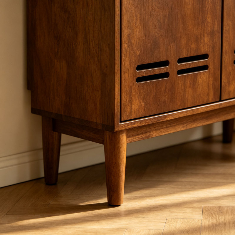Armoire à chaussures American, 45.67"H x  31.50"W x  13.78"D, Brown