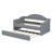 Twin Tufted Upholstered Daybed With Pull Out Trundle-1482160219
