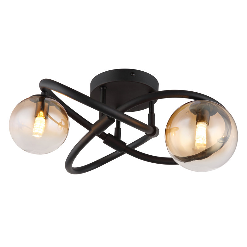Chidunelo Glass Flush Mount