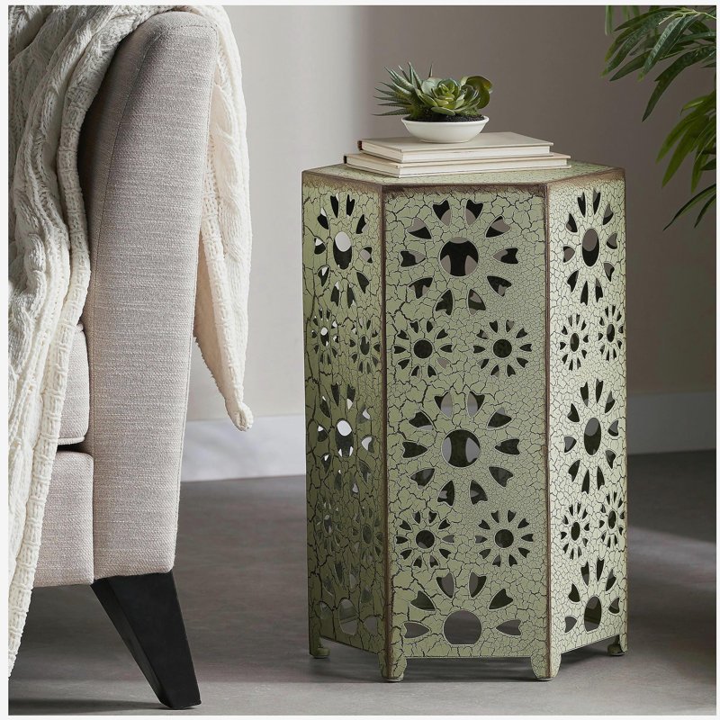 Table d'appoint 14 po Galore, H 21,95 po x l 14,2 po x P 12,45 po, Vert
