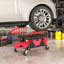 Rolling Mechanic Stool 135kg Capacity Workshop Stool Drawer Red