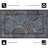 Ottis Neutral Medallions Blue Non-Slip Indoor Outdoor Doormat
