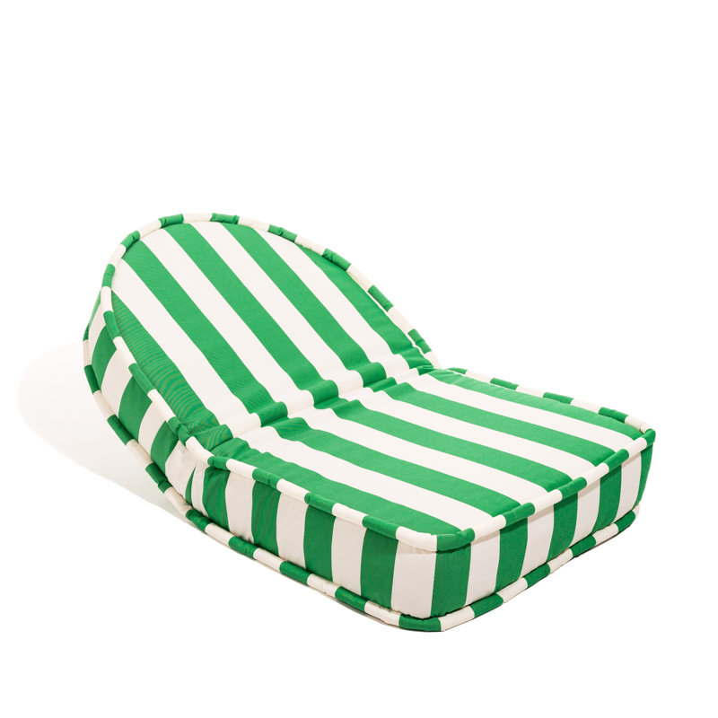 Chaise longue inclinable, Vert