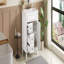 Meuble-lavabo autoportant de 60 pouces avec lavabo double en résine, portes à fermeture douce et fabrication en contreplaqué durable pour les salles de bain modernes-118401377