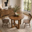 with Solid Wood Base Dining Table
